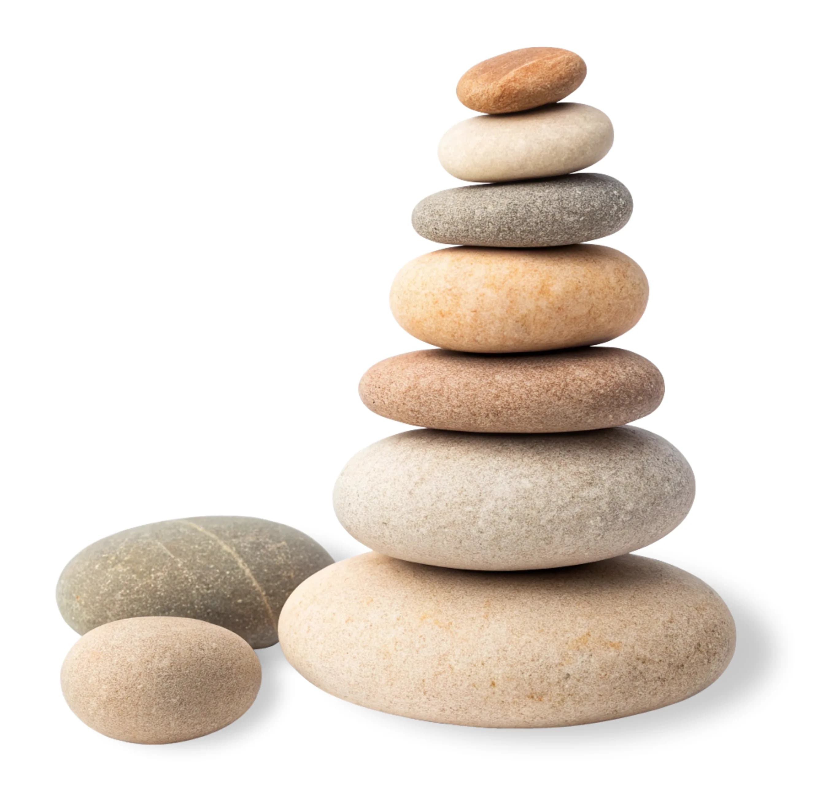 Stone balancing for trust